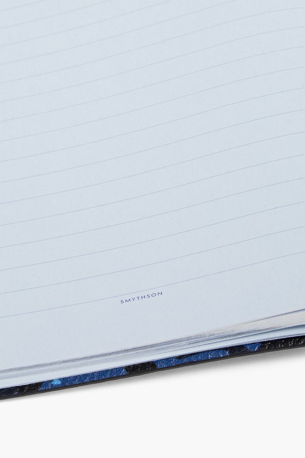 SMYTHSON Notizbuch aus Narbenleder mit Camouflage-Print