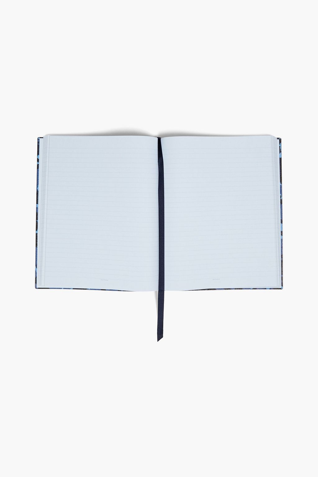 SMYTHSON Notizbuch aus Narbenleder mit Camouflage-Print