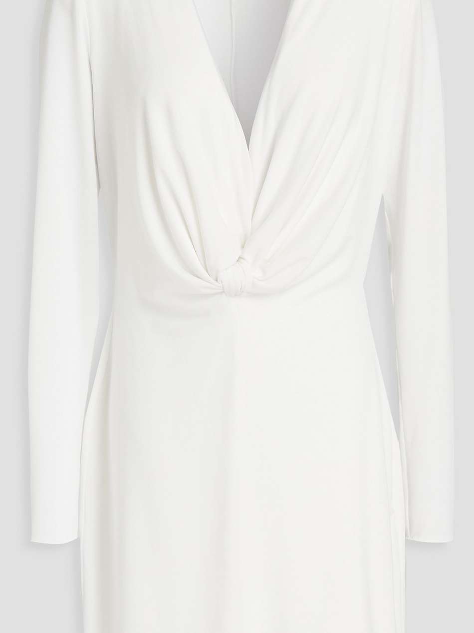 fay draped stretch-jersey mini dress