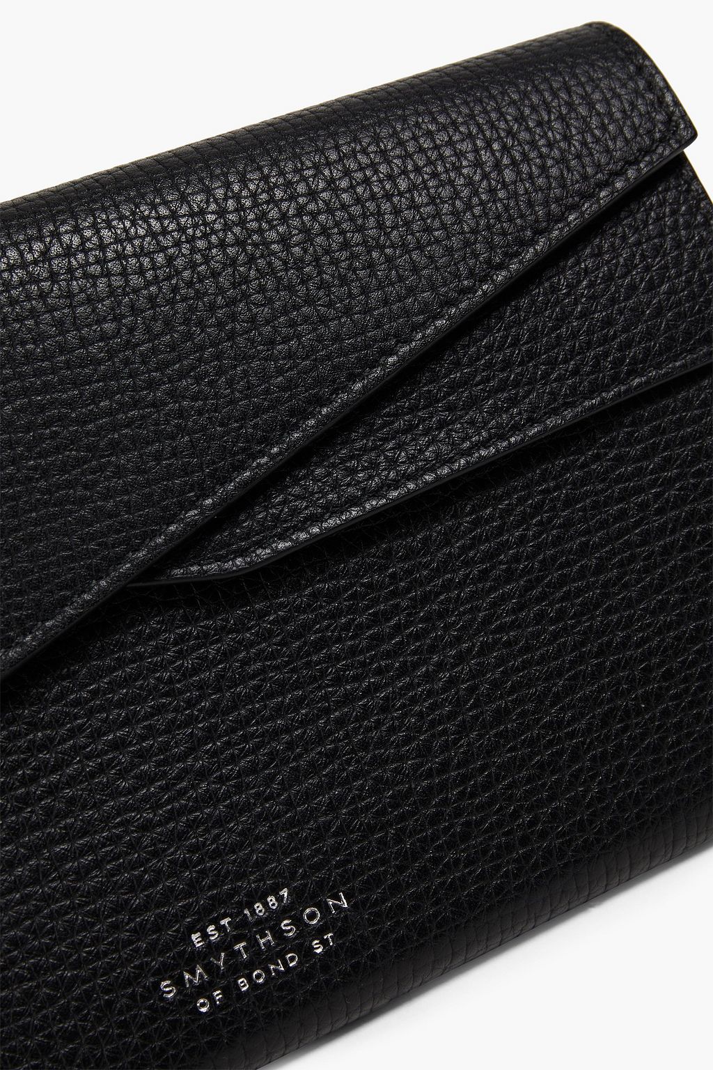 SMYTHSON Ludlow pebbled-leather wallet