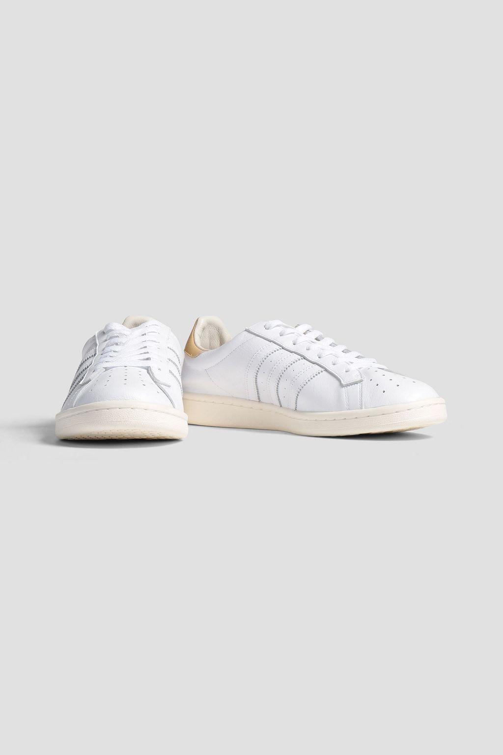 ADIDAS ORIGINALS Earlham perforated leather sneakers