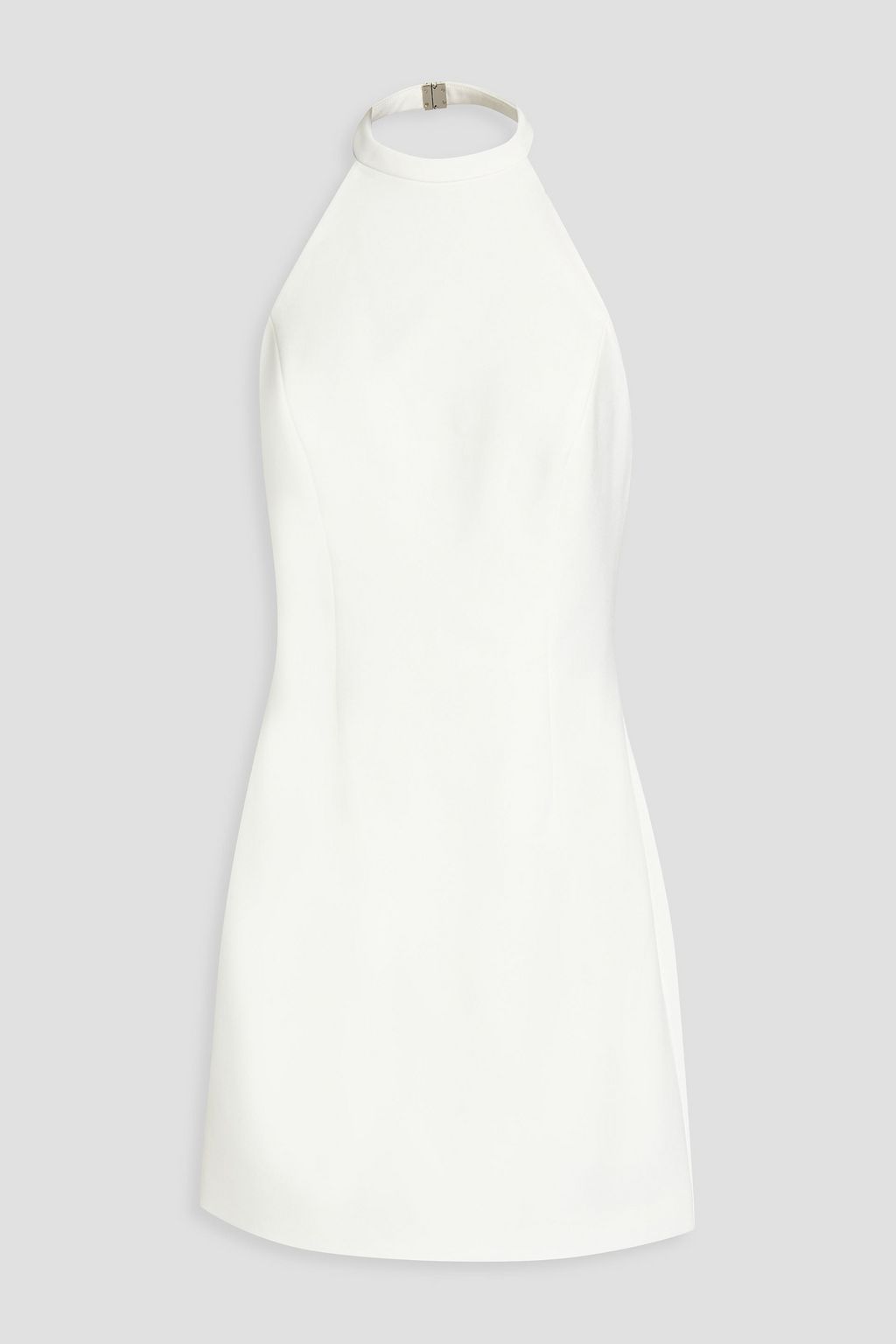 White halter neck clearance mini dress