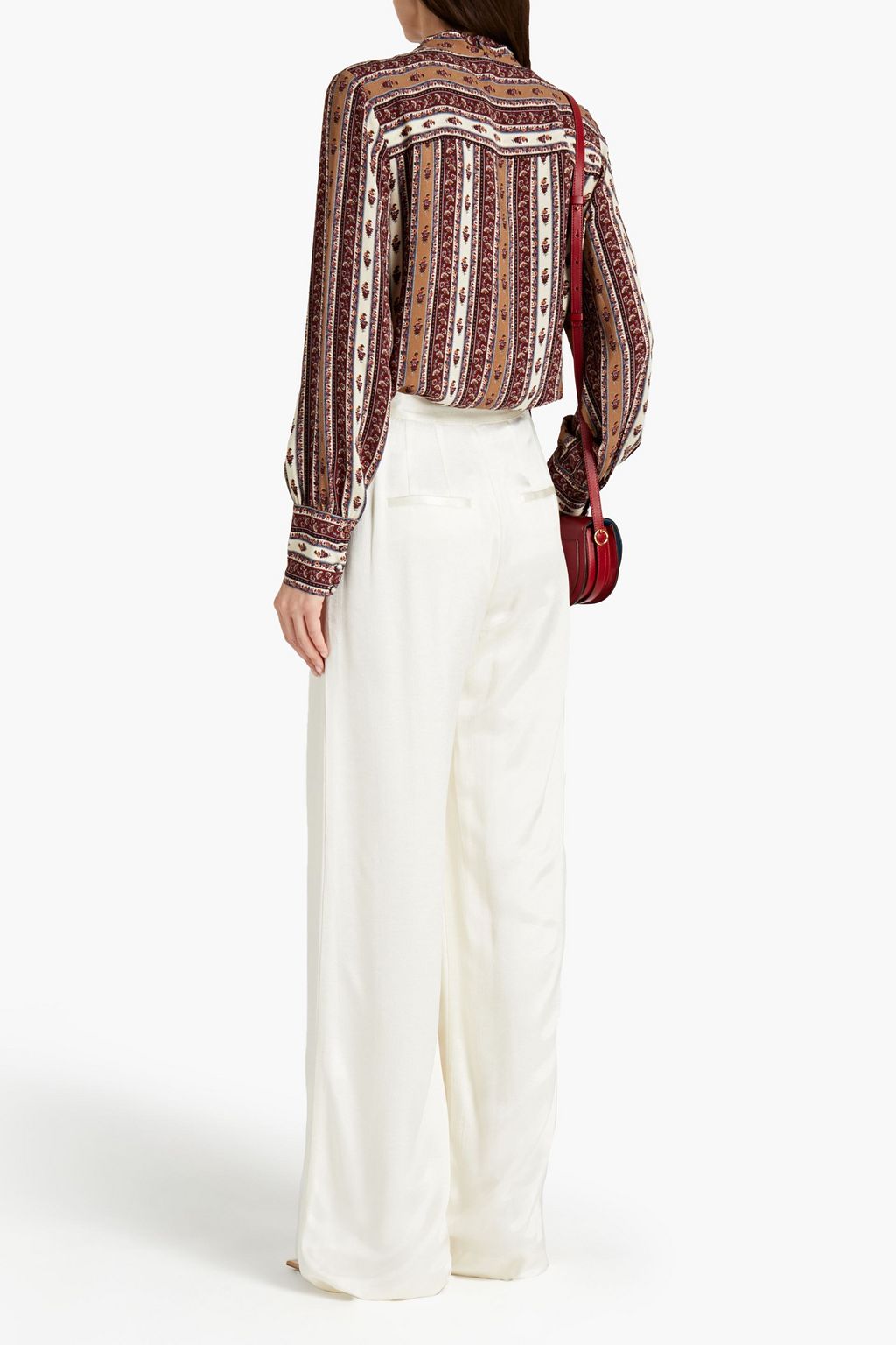 VERONICA BEARD Elaine floral-print crepe de chine shirt