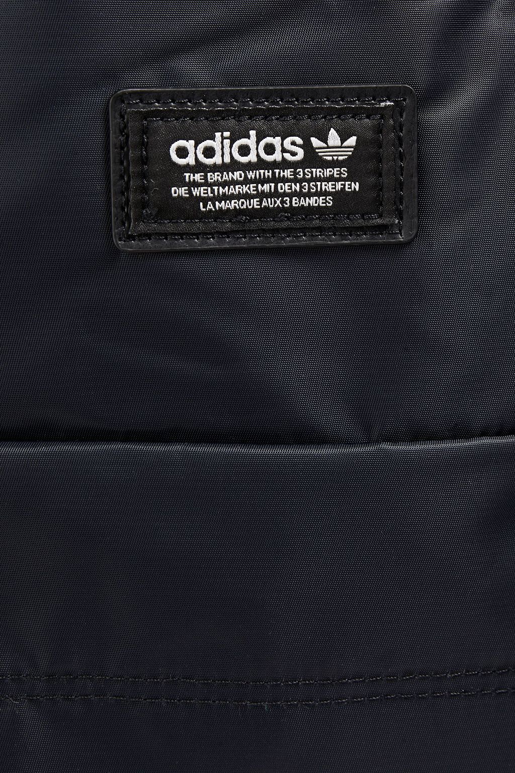 ADIDAS ORIGINALS Mesh-trimmed logo-appliquéd shell backpack