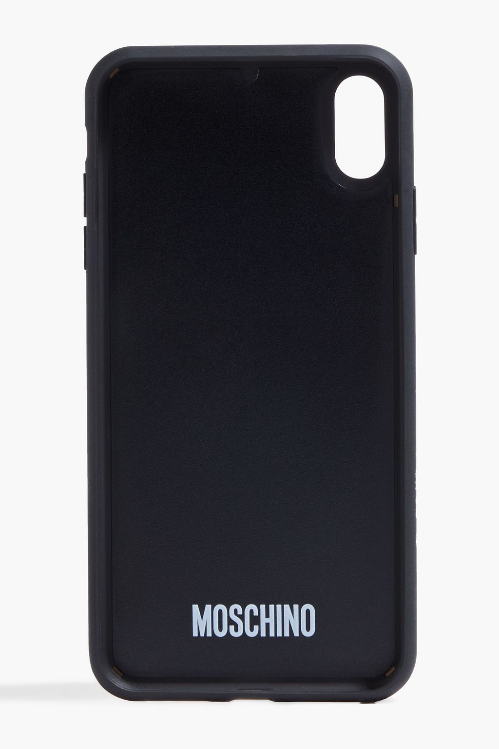 Black Printed Plastic Iphone Xs Max Case Moschino The Outnet