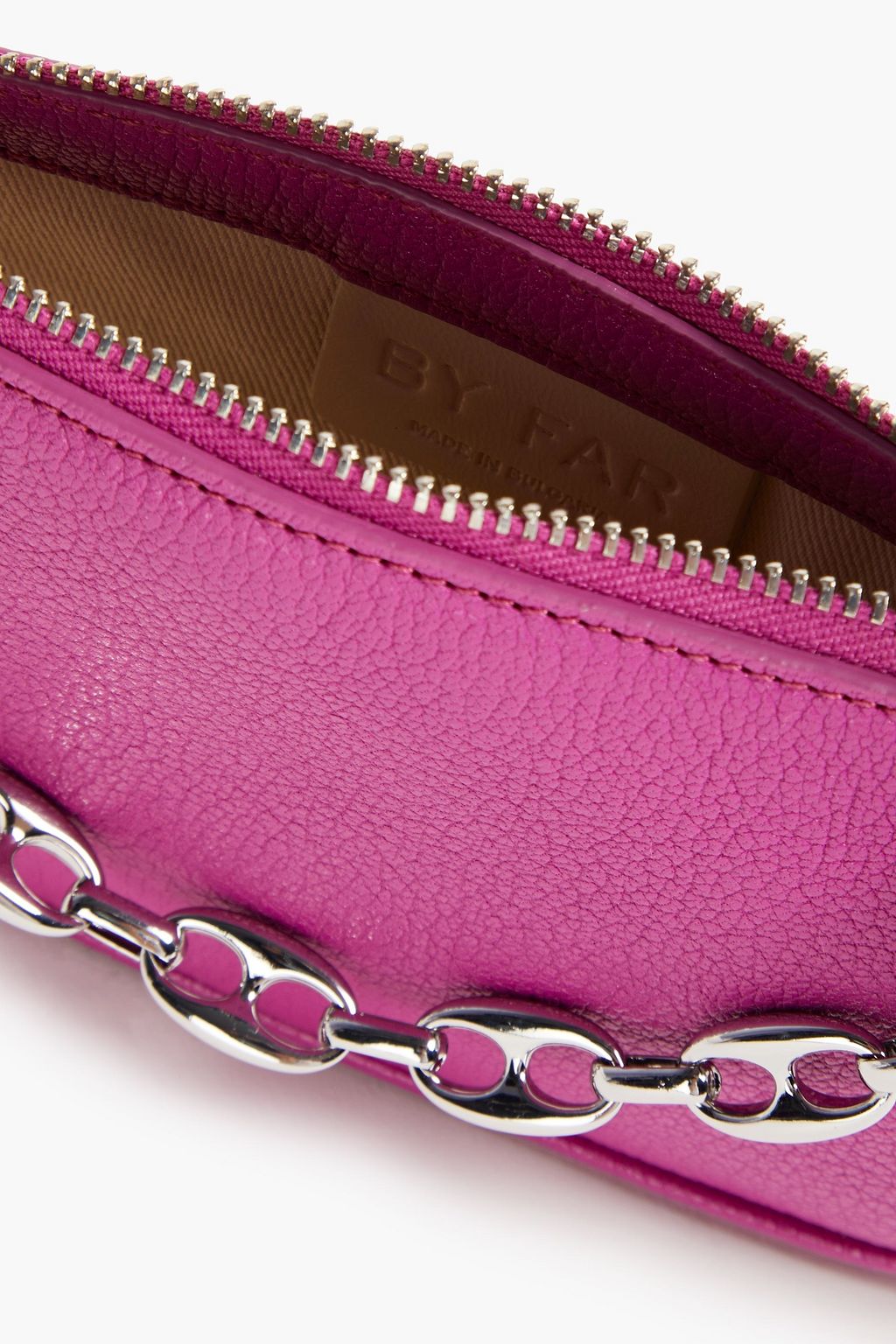BY FAR Rachel pebbled-leather shoulder bag