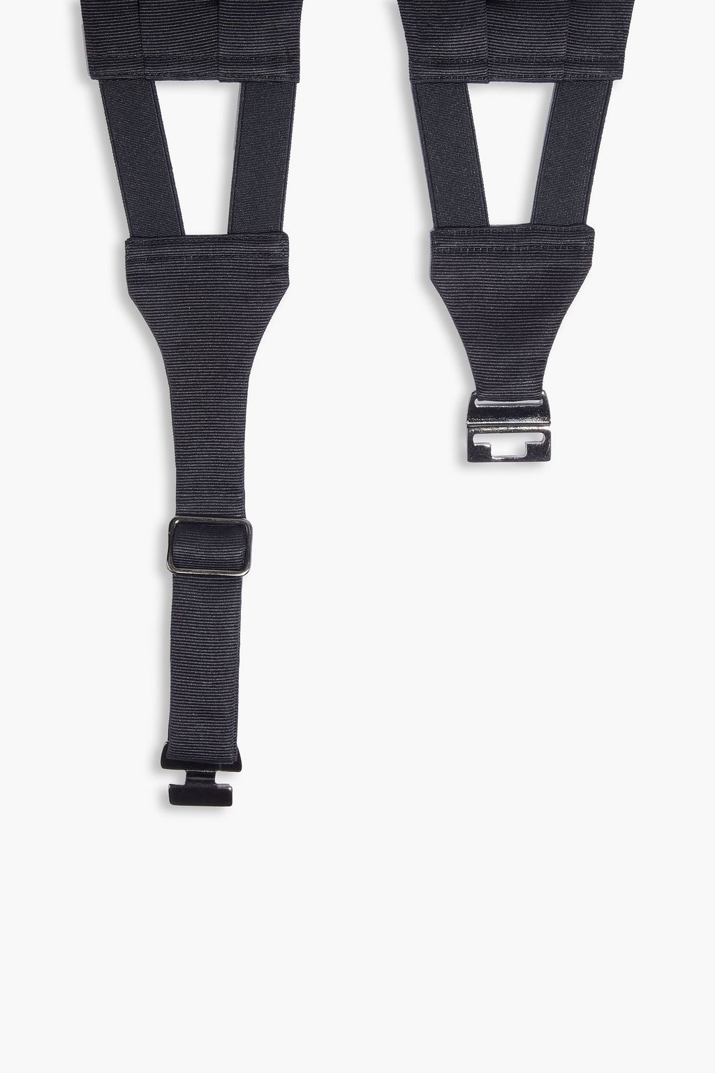 TOM FORD Pleated silk-twill belt
