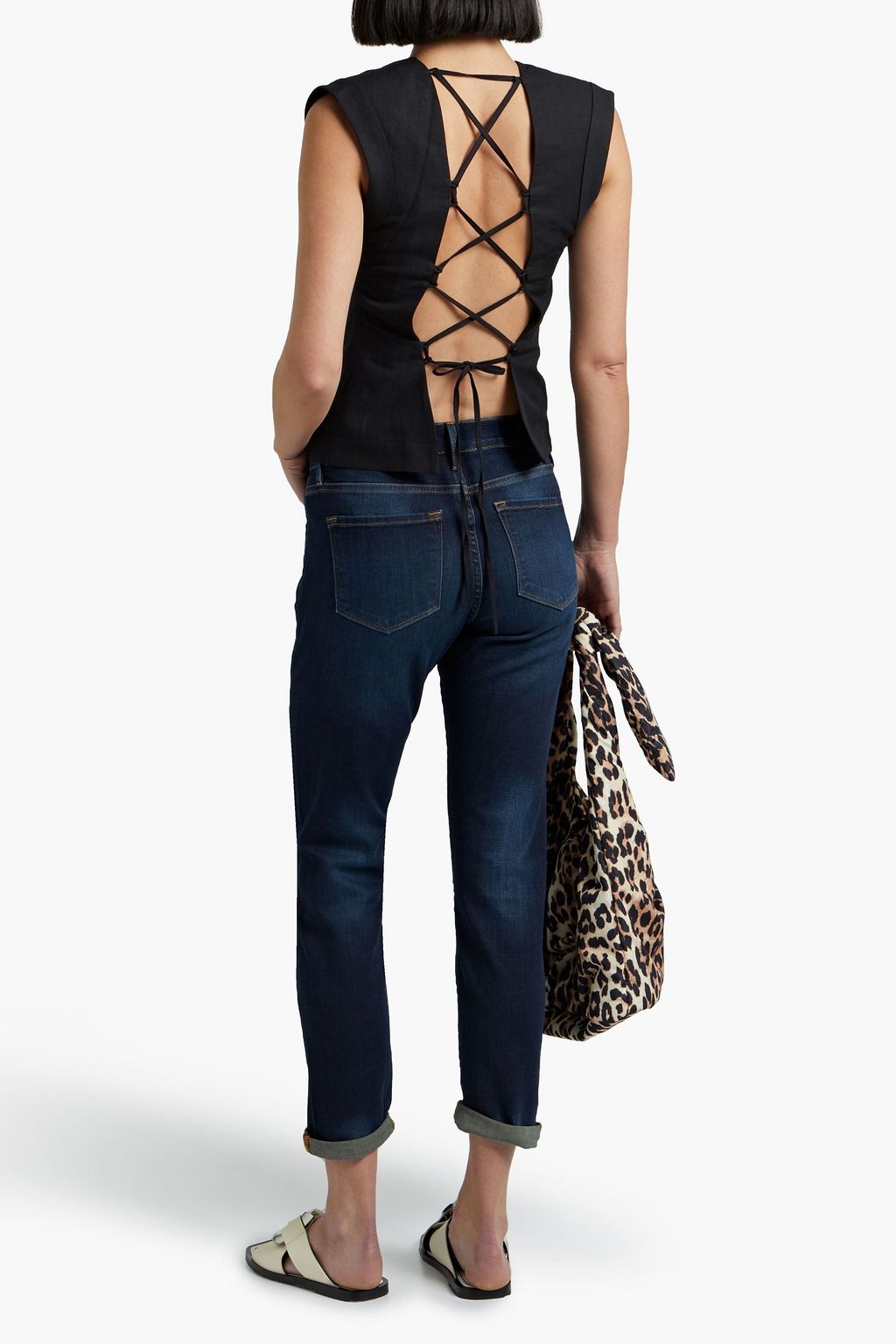 FRAME Le Garcon mid-rise straight-leg jeans