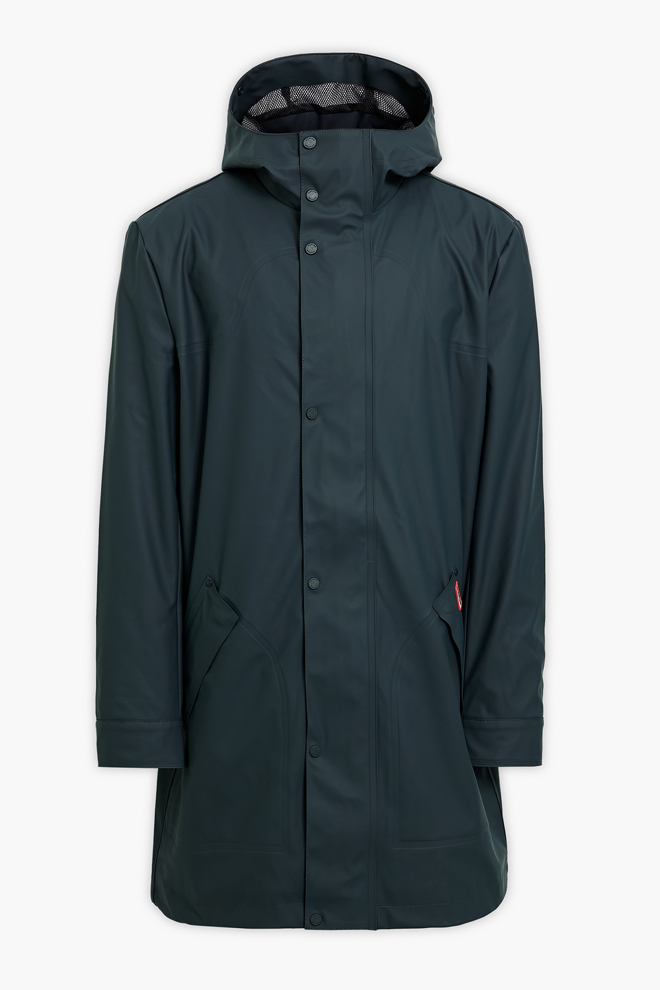 hunter - shell hooded parka - blue - xl