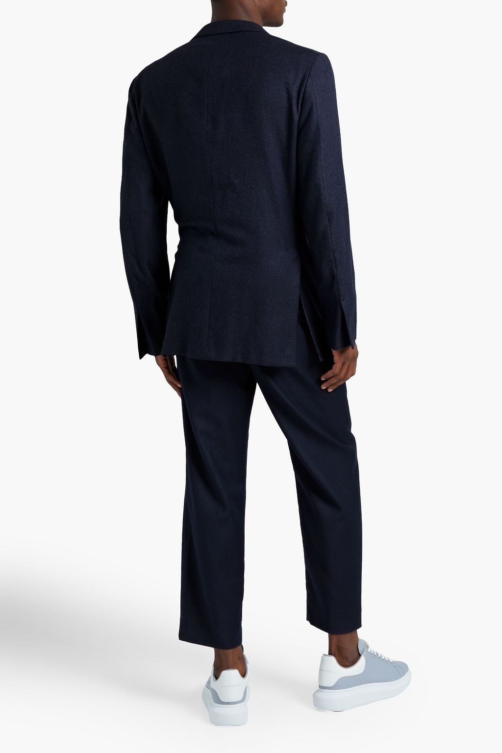 ZEGNA Cashmere and silk-blend tweed blazer
