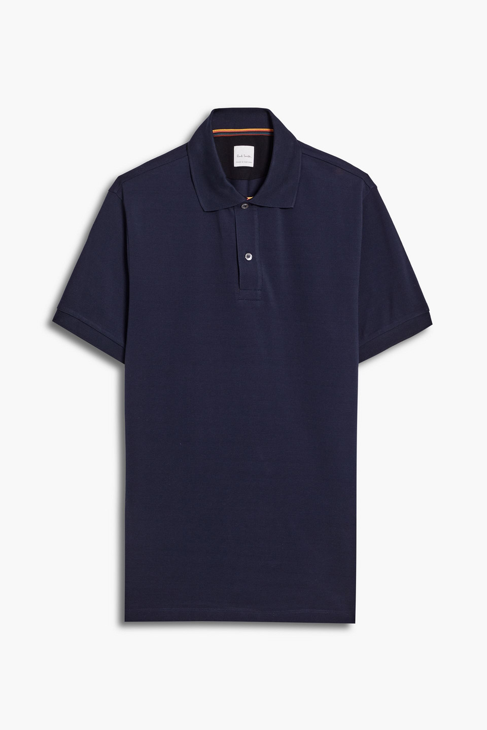 Paul Smith Cotton Polo Shirt In Midnight Blue