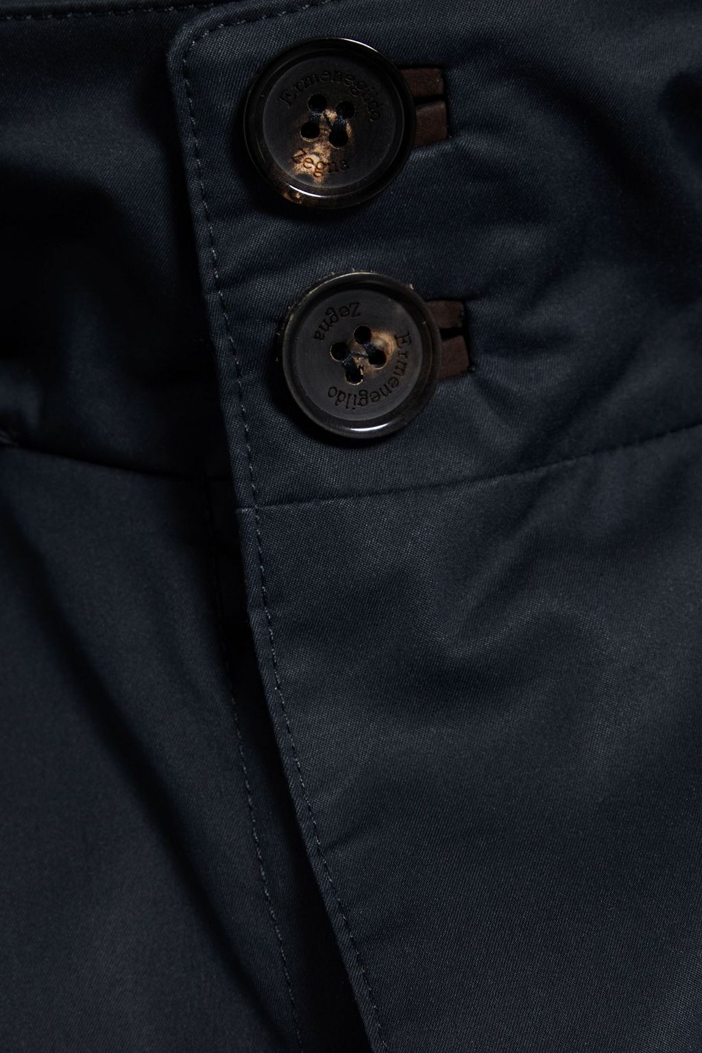 ZEGNA Cotton-blend twill hooded jacket