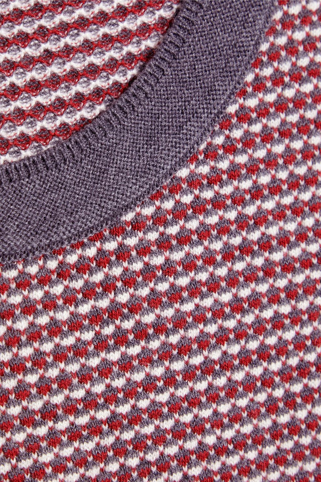ZEGNA Jacquard-knit cotton and cashmere-blend sweater
