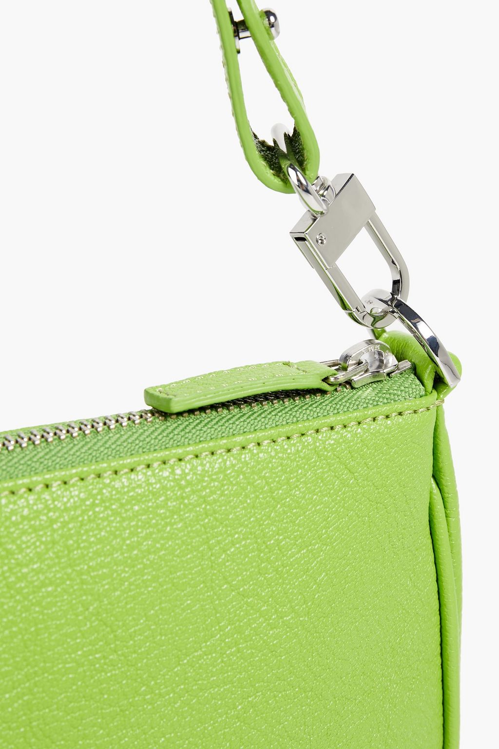 BY FAR Rachel snake-effect leather shoulder bag