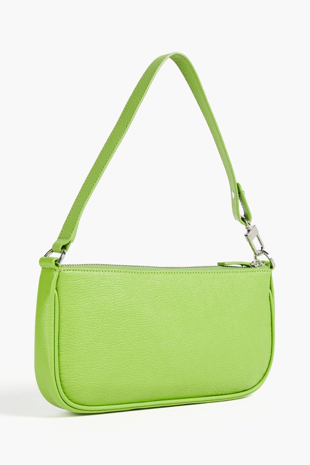 BY FAR Rachel snake-effect leather shoulder bag