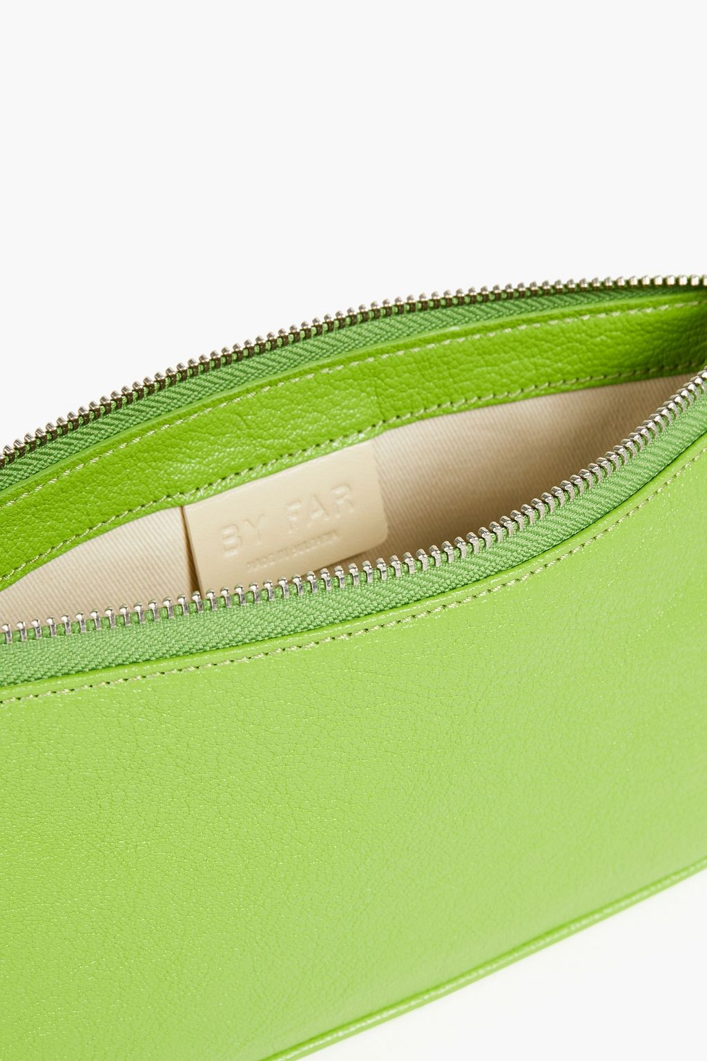 BY FAR Rachel snake-effect leather shoulder bag