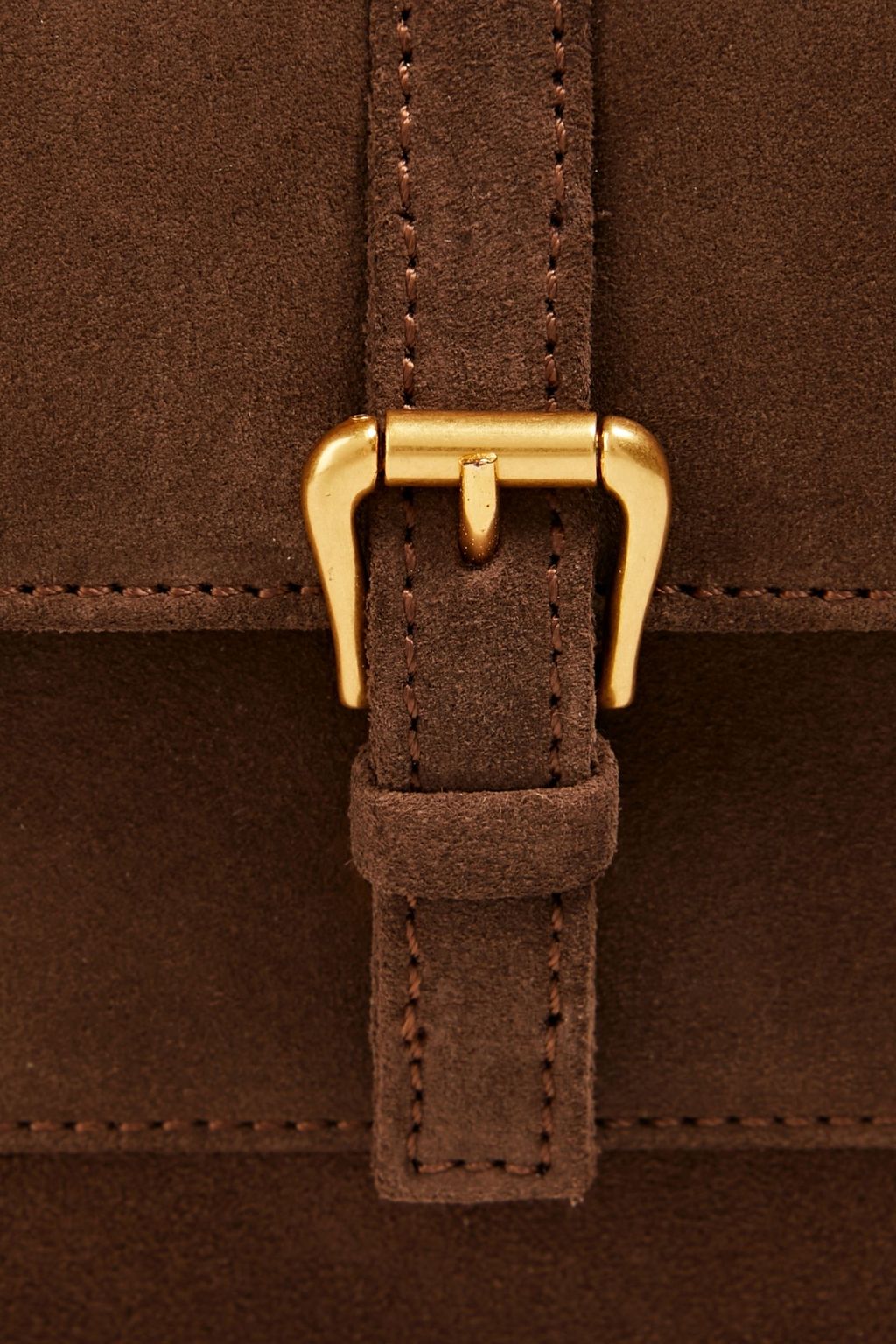 BY FAR Miranda suede shoulder bag