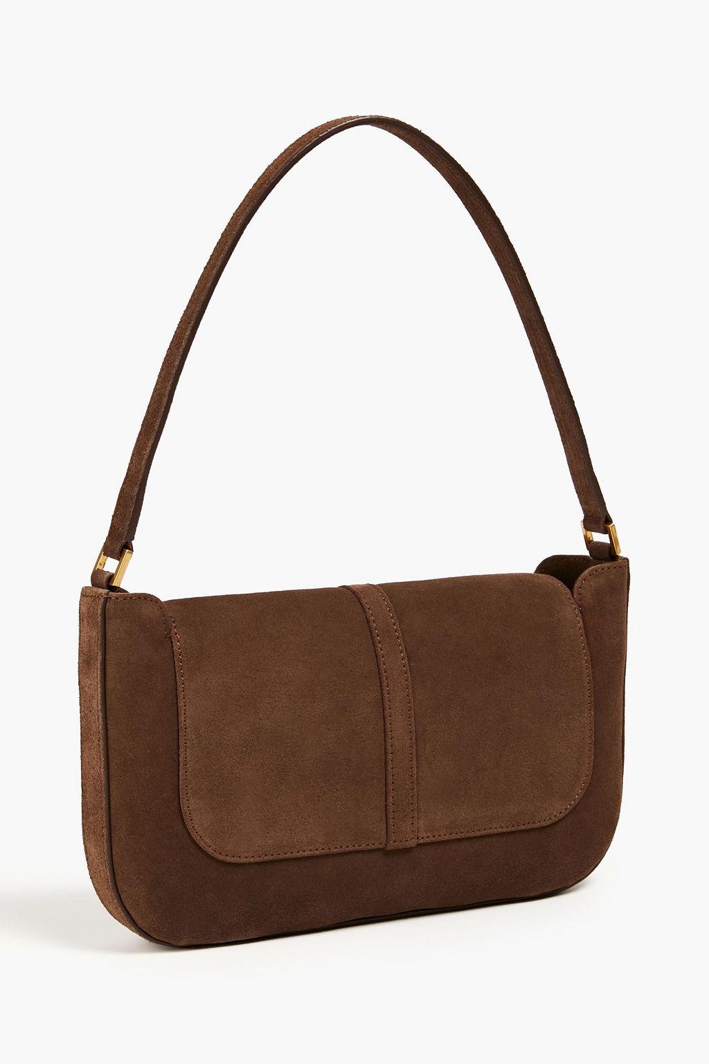 BY FAR Miranda suede shoulder bag