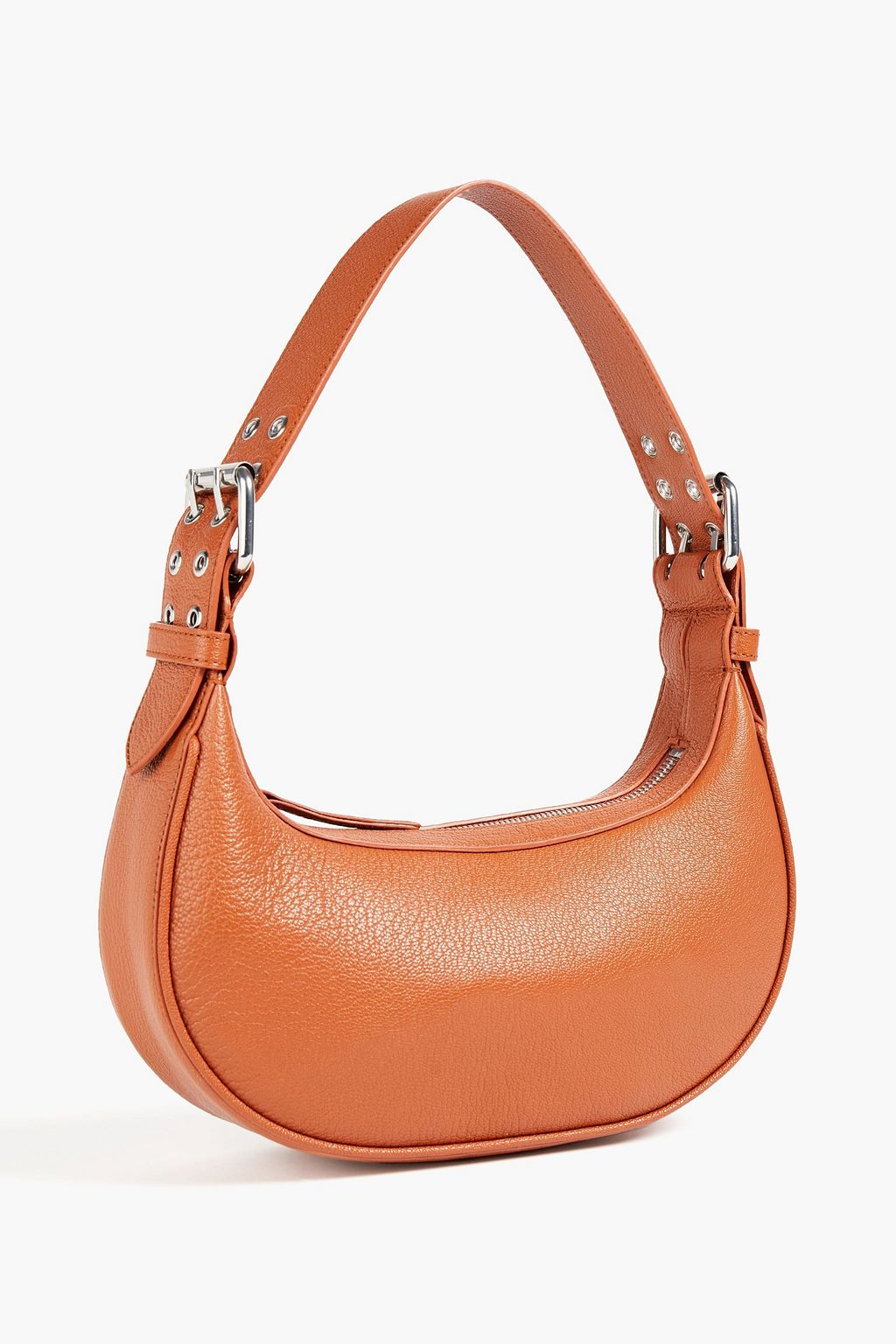 BY FAR Soho pebbled-leather shoulder bag