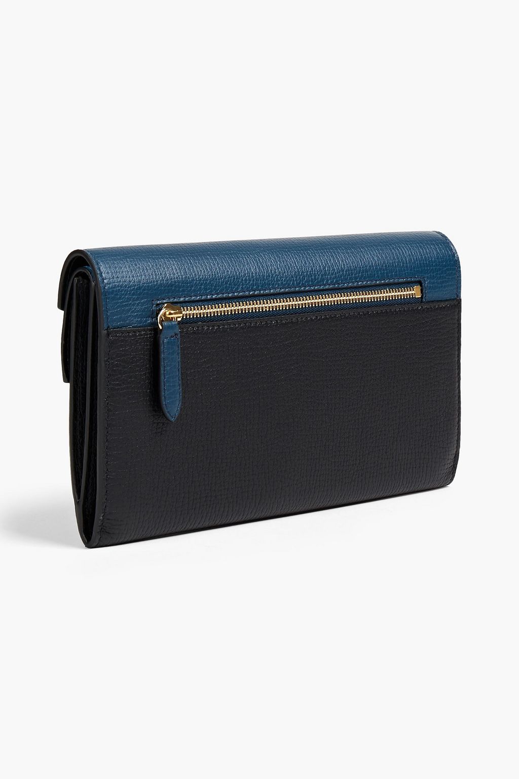 SMYTHSON Ludlow color-block pebbled-leather wallet