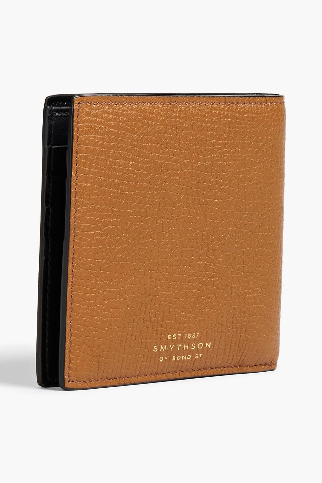SMYTHSON Ludlow pebbled-leather wallet