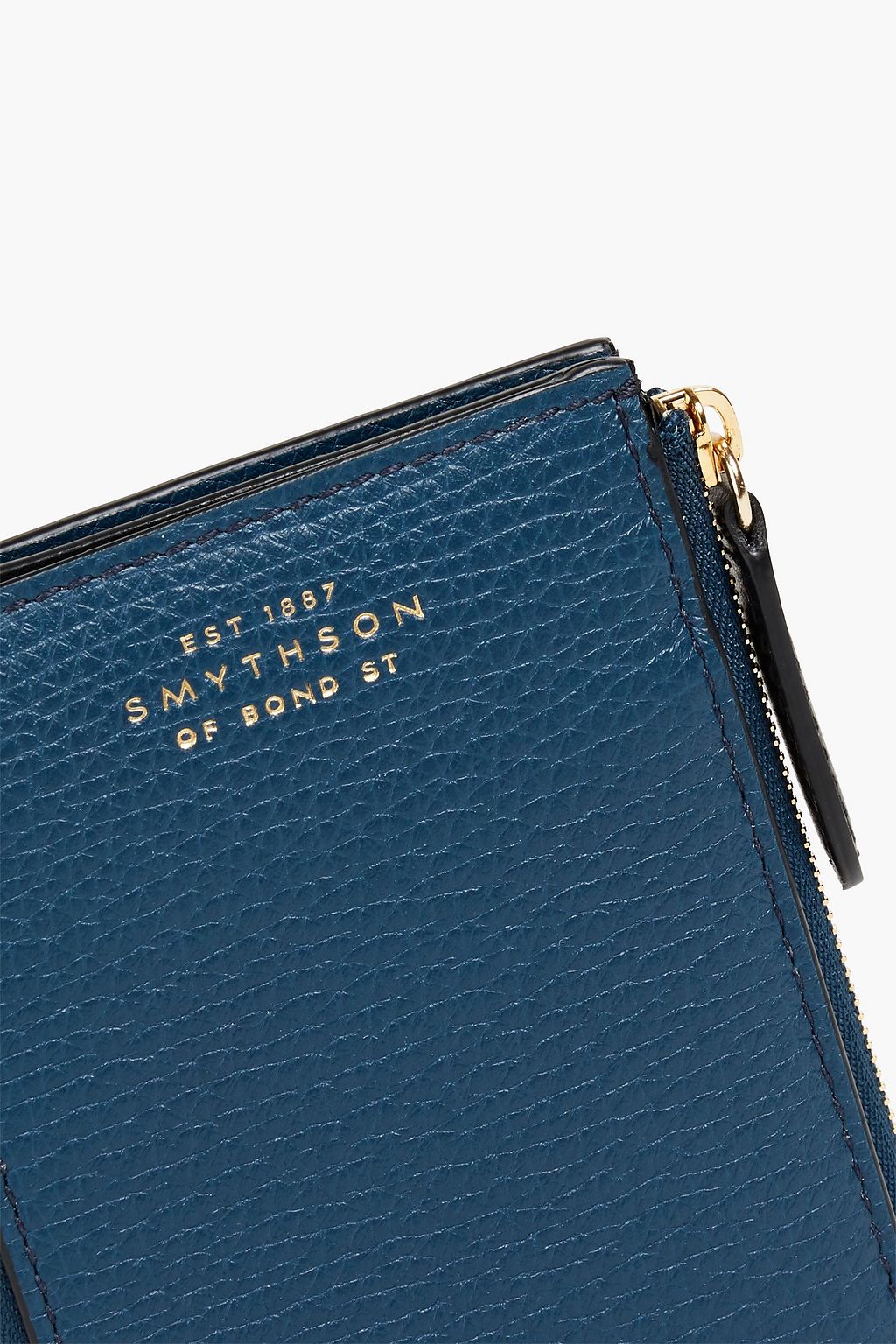 SMYTHSON Ludlow pebbled-leather wallet