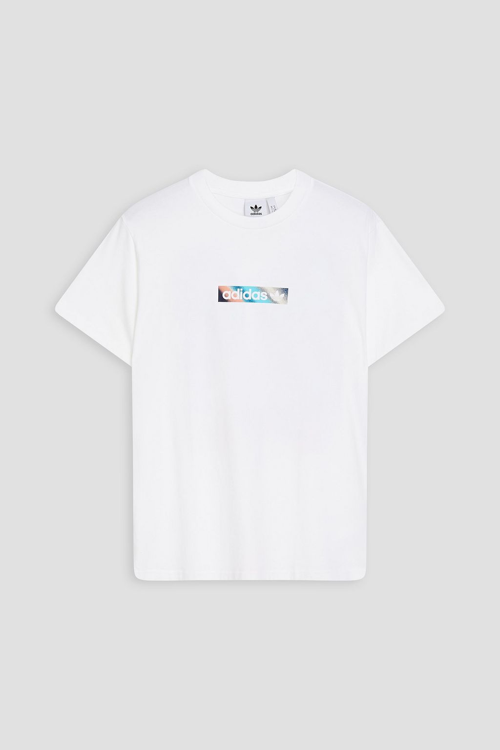 White Logo-print cotton-jersey T-shirt 