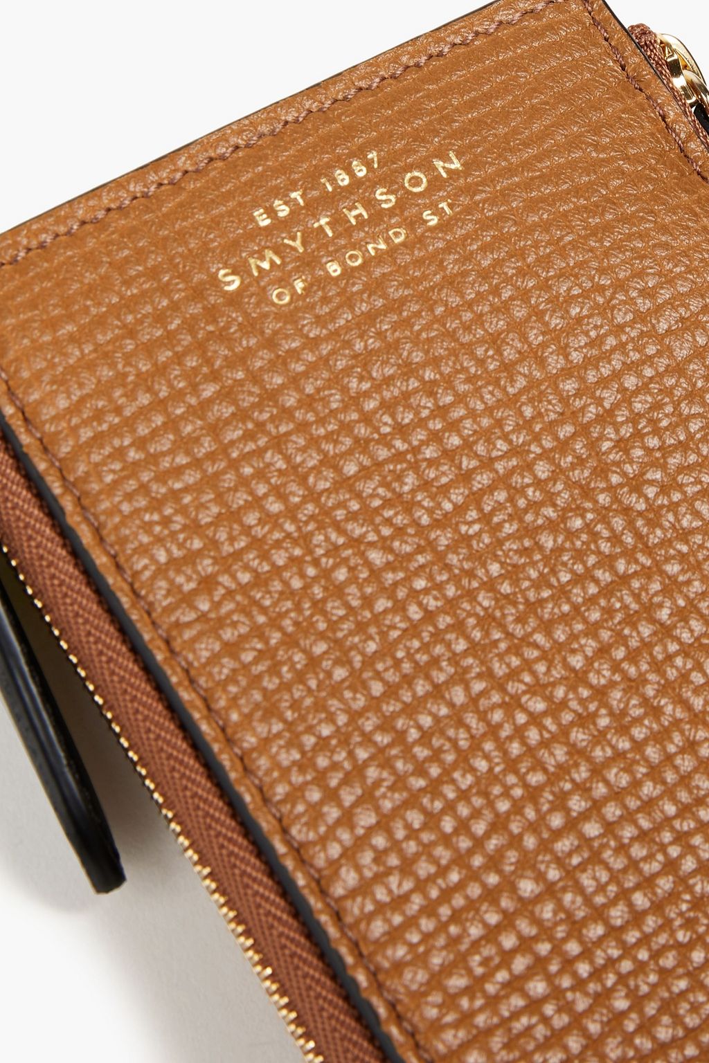 SMYTHSON Ludlow pebbled-leather wallet