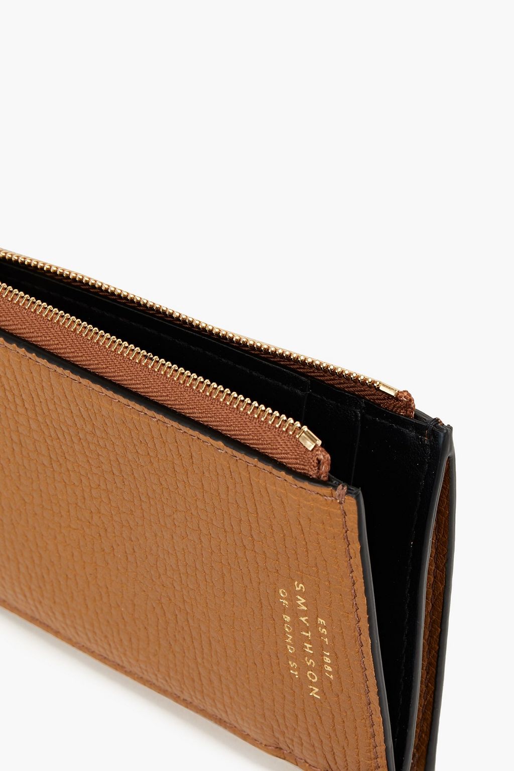 SMYTHSON Ludlow pebbled-leather wallet