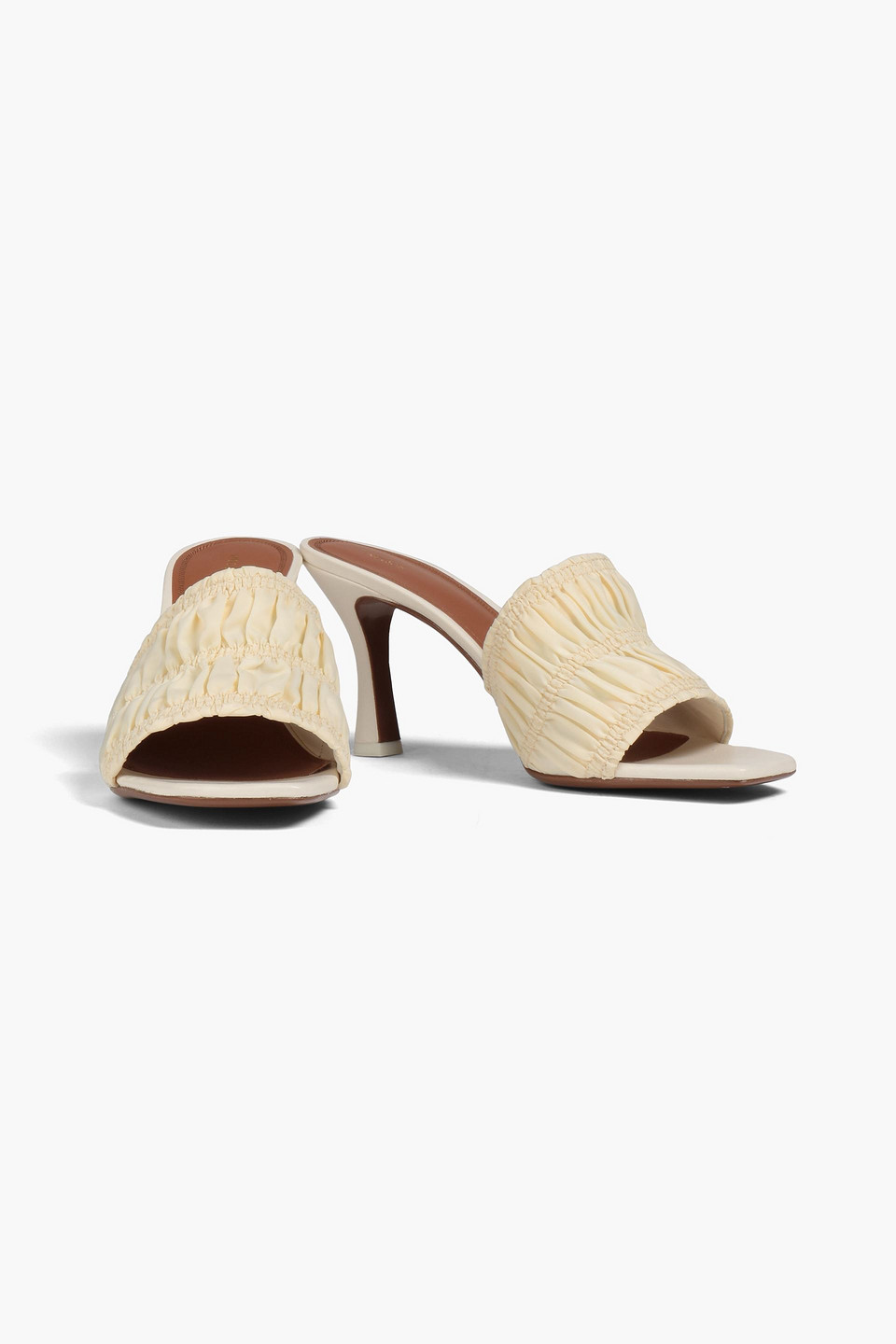 Neous Sham 80 Gathered Nylon Mules