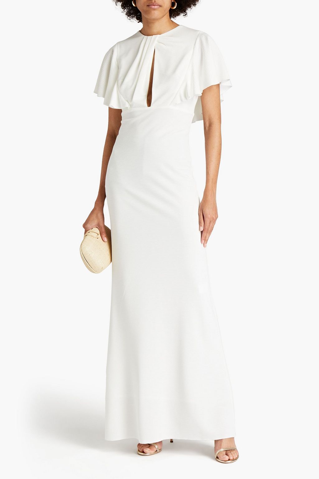 VANESSA COCCHIARO The Marina pleated jersey maxi dress