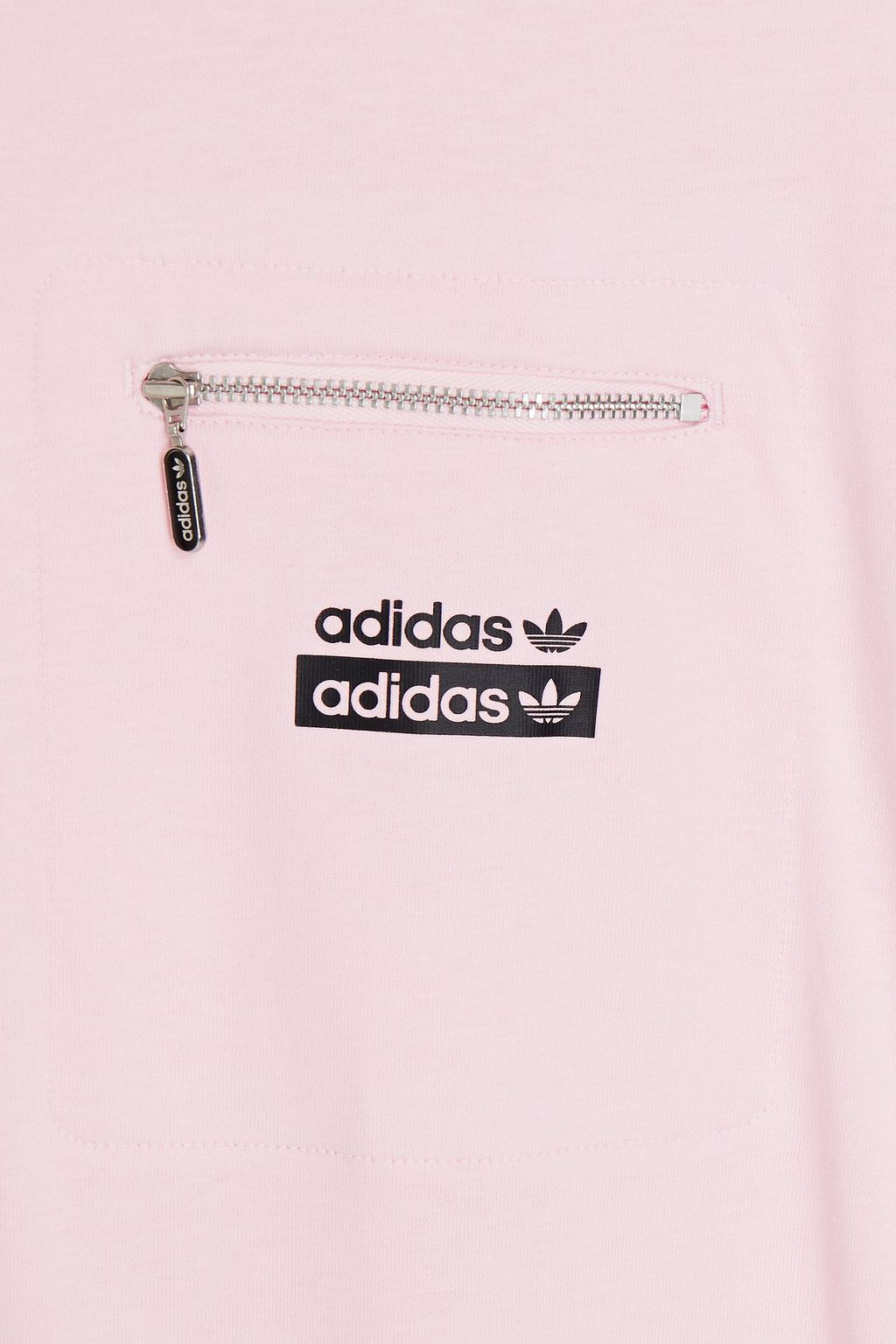 ADIDAS ORIGINALS T-Shirt aus Baumwoll-Jersey mit Stickereien und Print