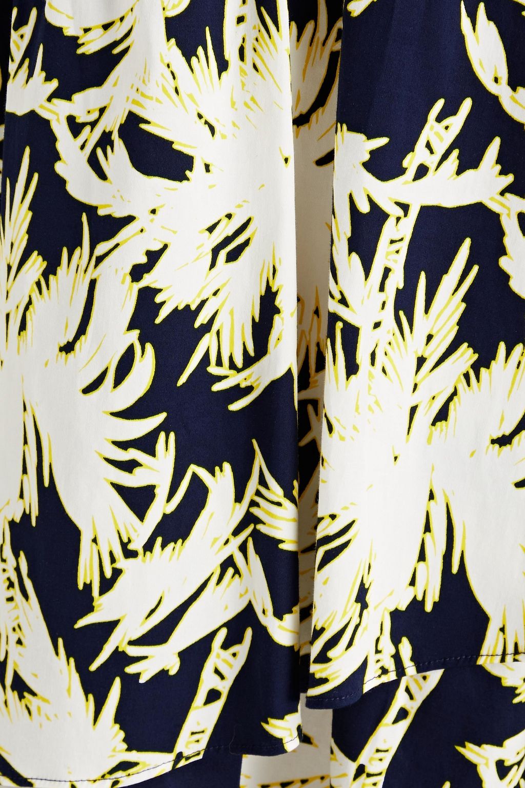 DIANE VON FURSTENBERG London tiered cotton-blend poplin maxi skirt