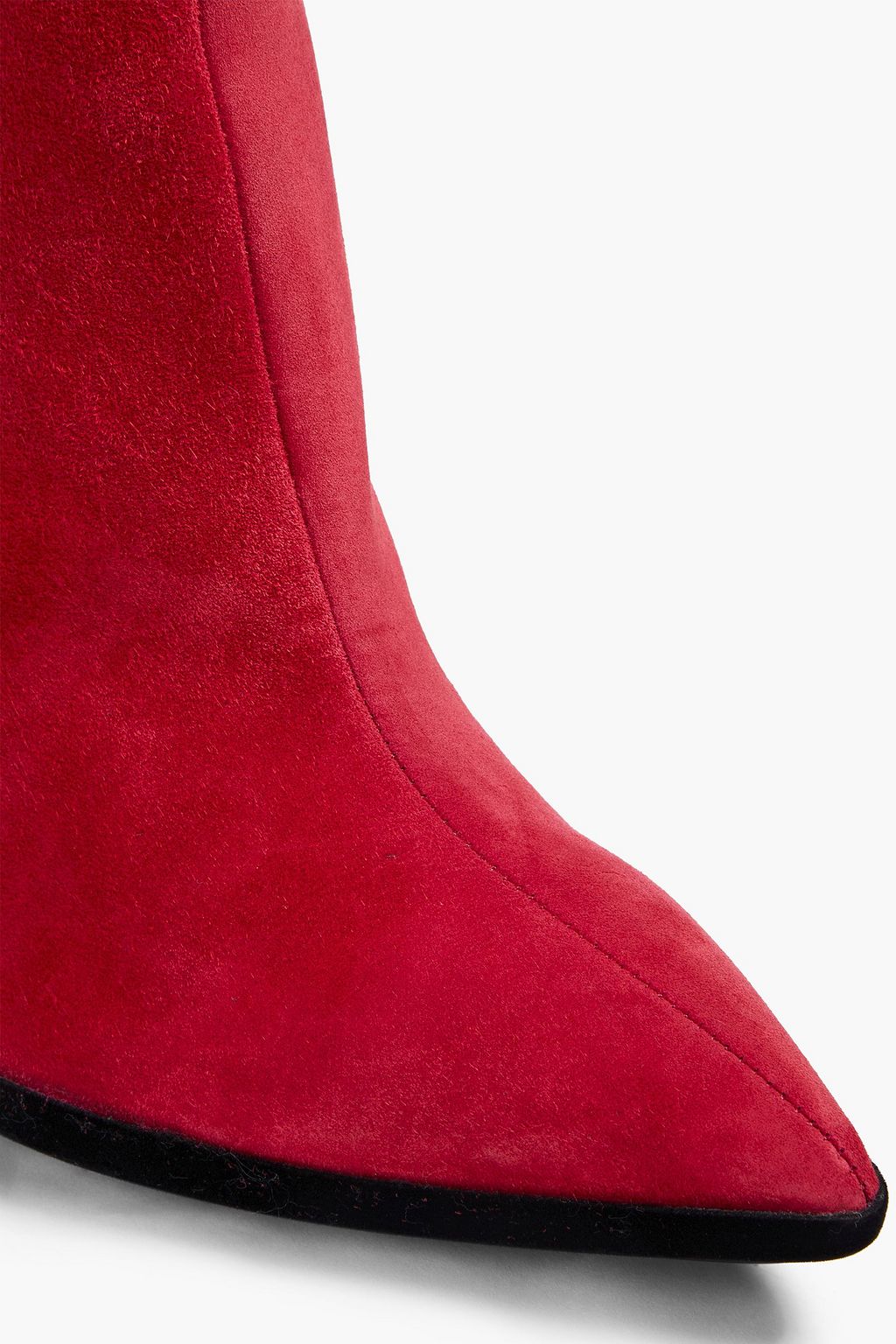 OFF-WHITE™ Printed suede thigh boots