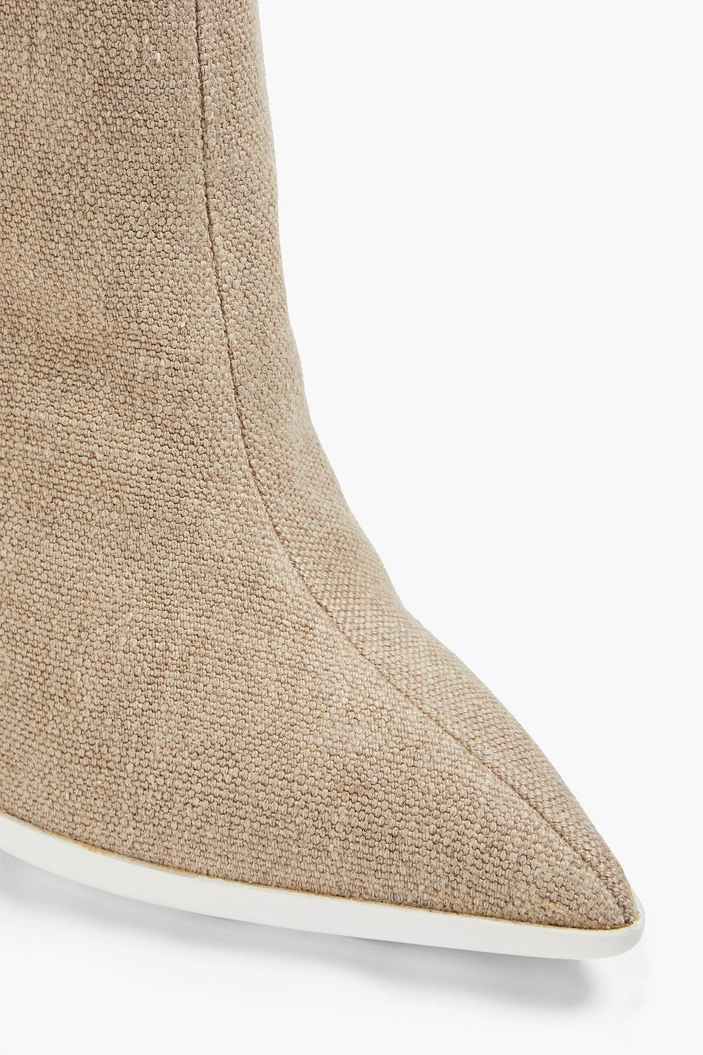 OFF-WHITE™ Printed jute over-the-knee boots