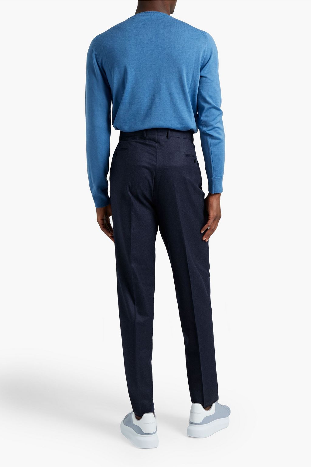 ZEGNA Brushed wool pants