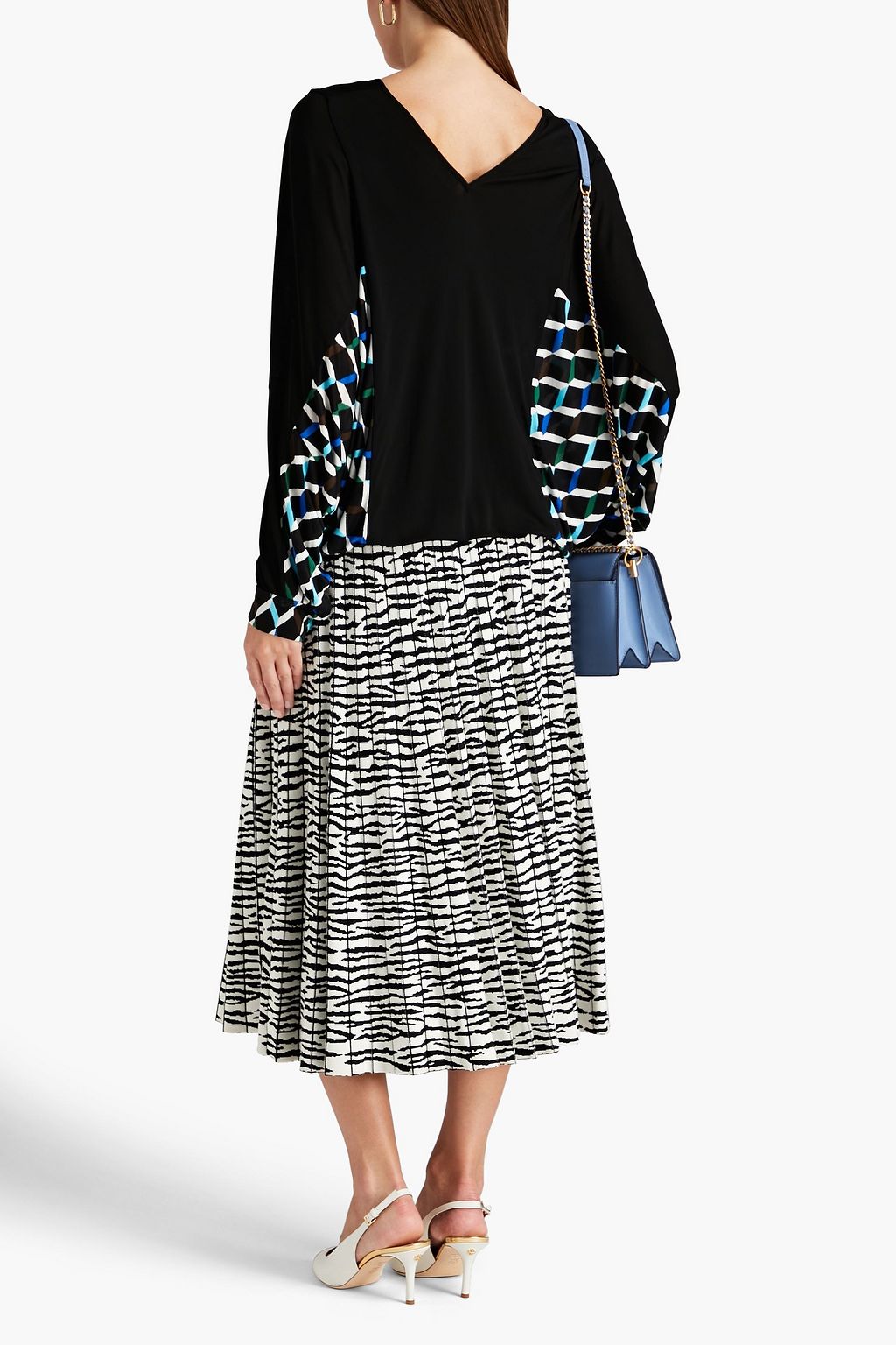 DIANE VON FURSTENBERG Mia printed jersey top