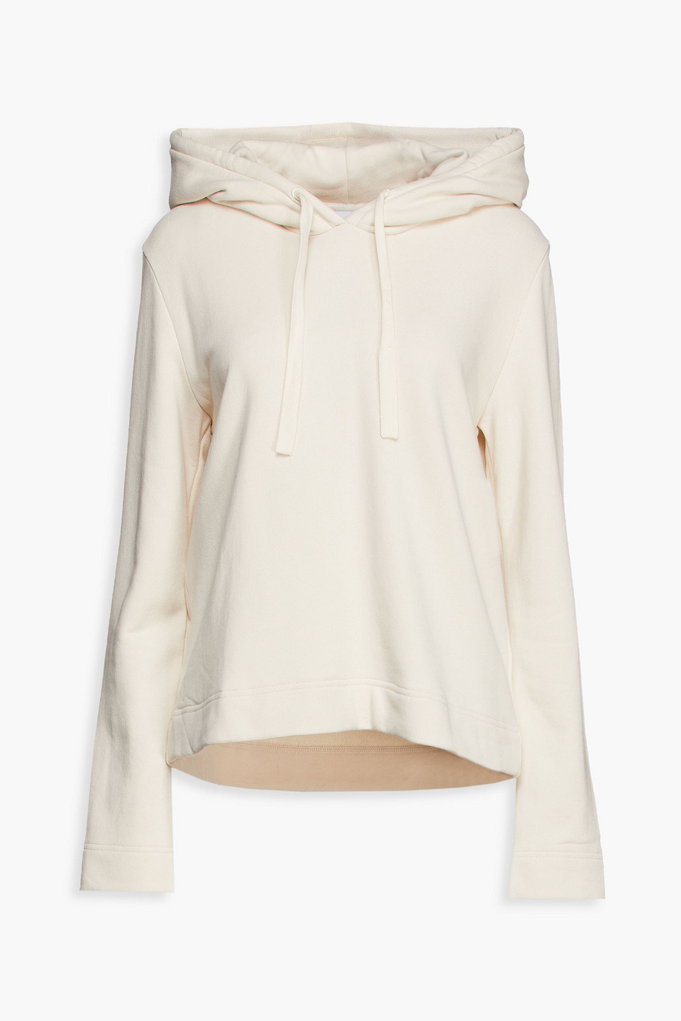 French cotton-terry hoodie