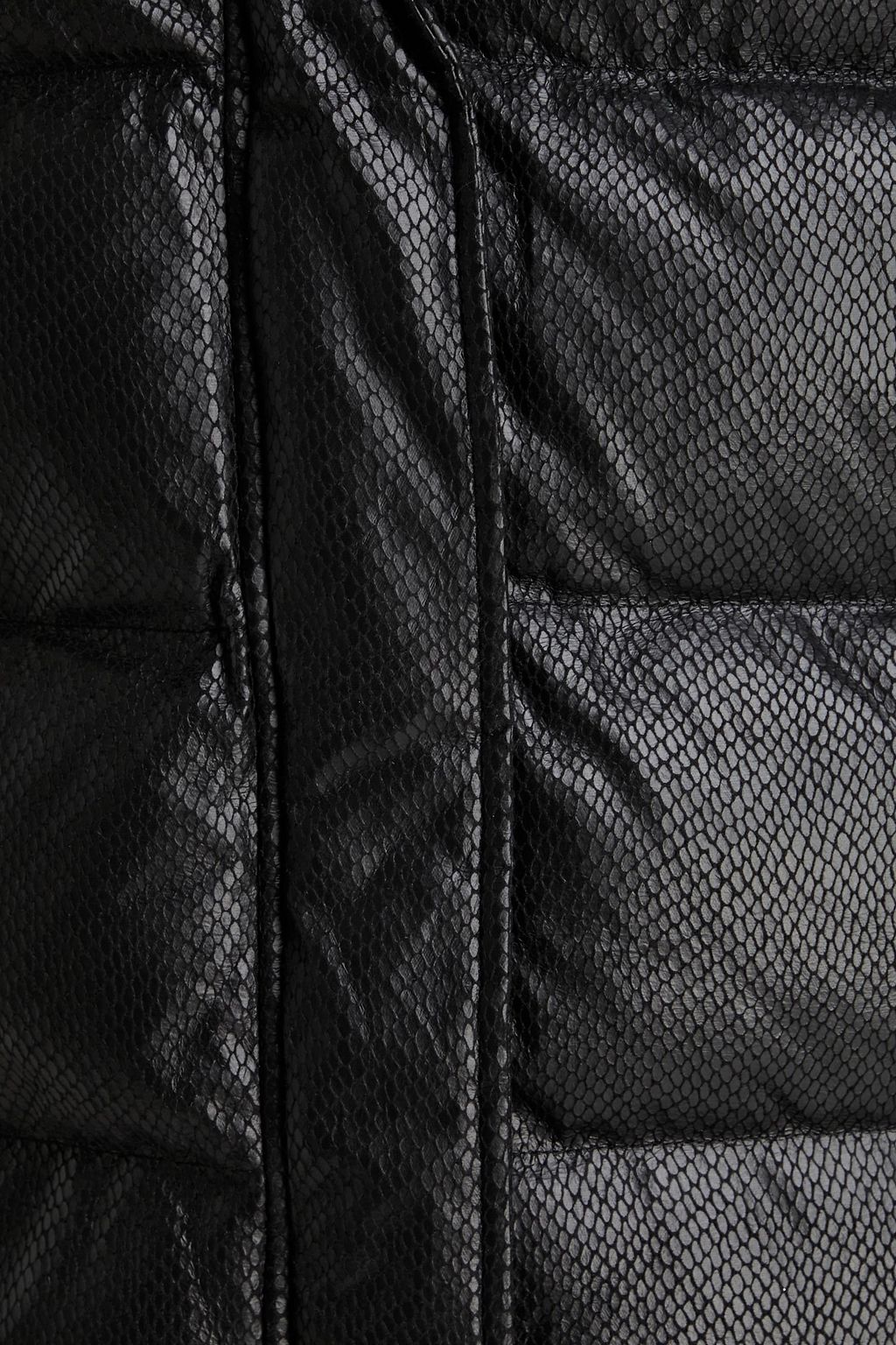UNREAL FUR Quilted shell jacket