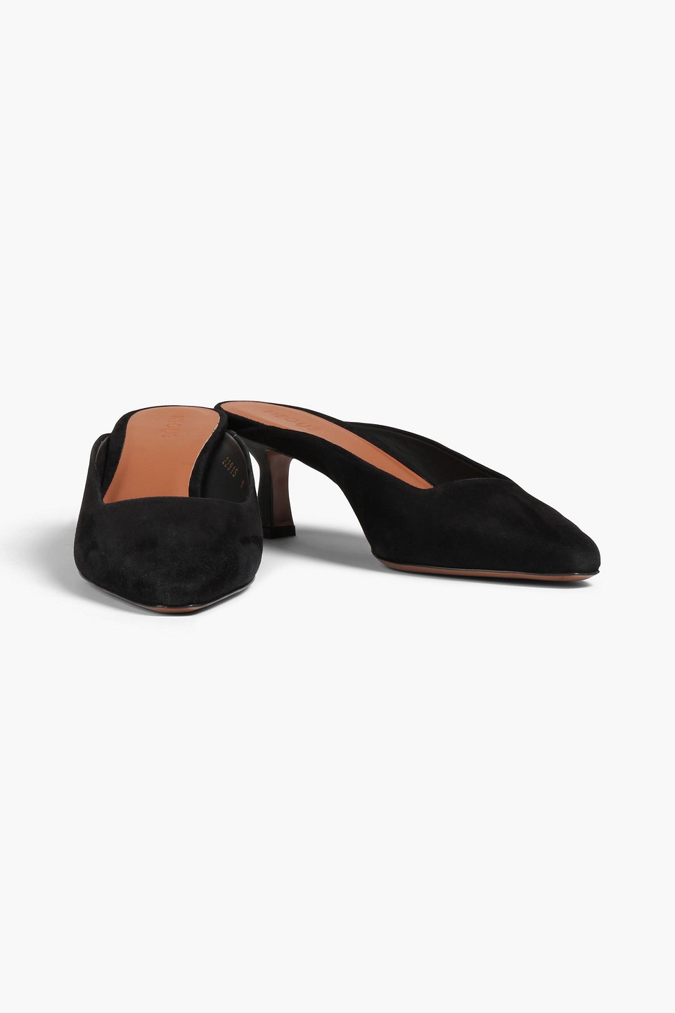 Neous Aporum Suede Mules In Black