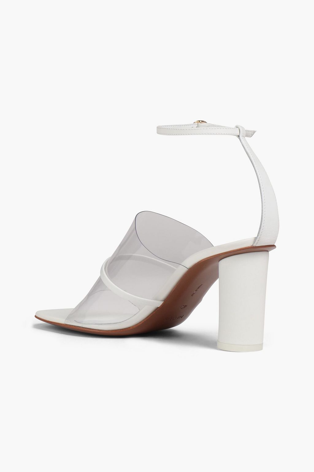 NEOUS Tuber leather and PVC sandals