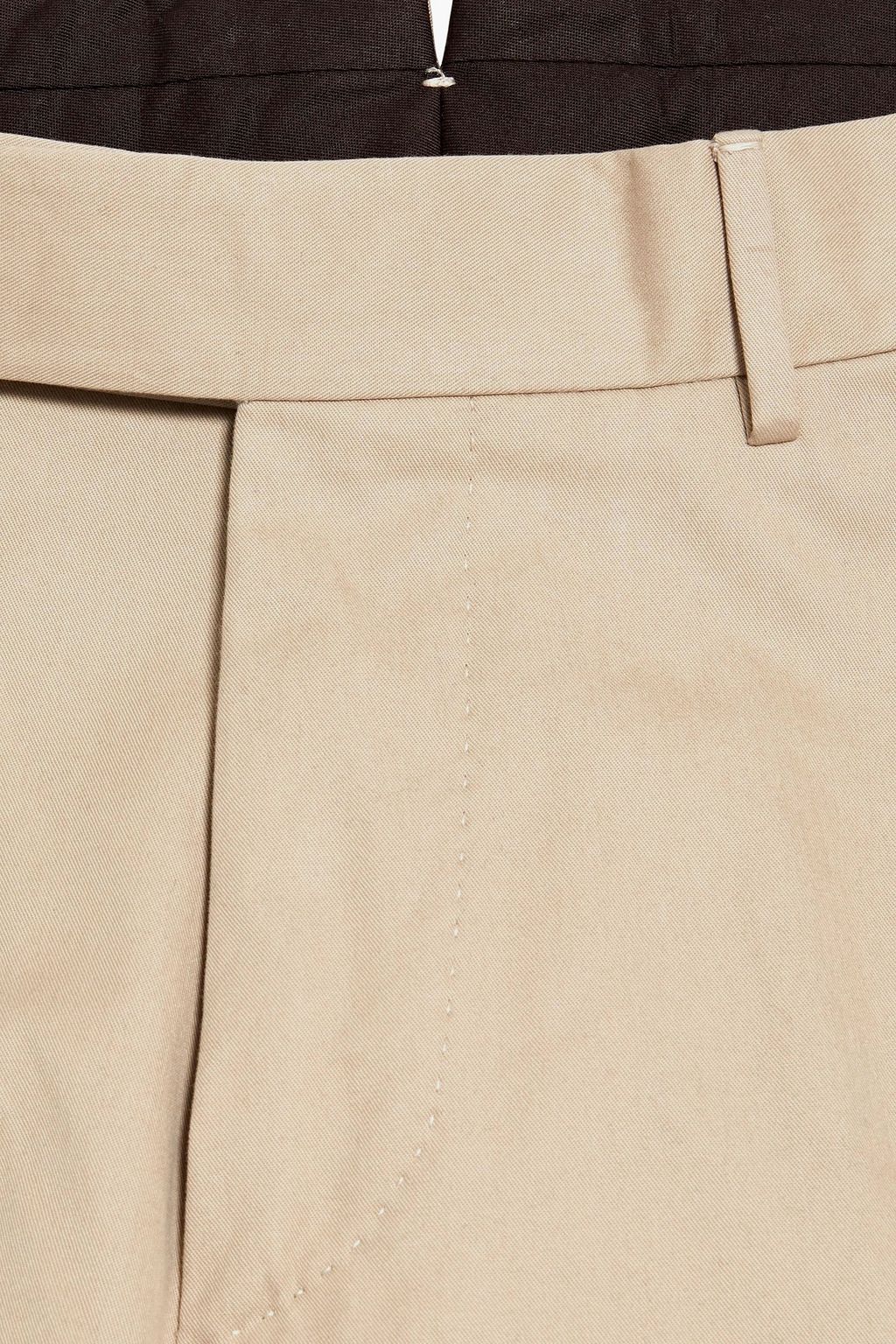 ZEGNA Slim-leg cotton-twill  pants