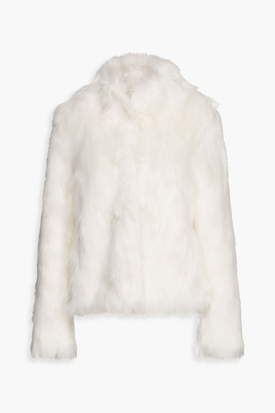Unreal Fur Fur Delish Faux Fur Jacket In Ivory