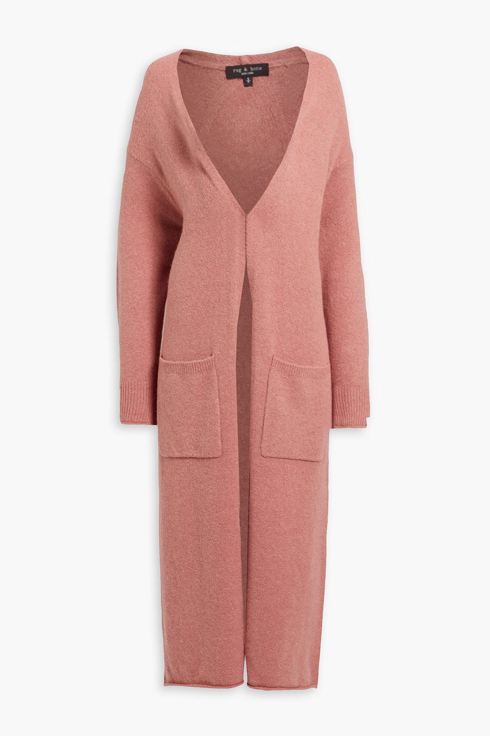 rag & bone - elsa knitted cardigan - pink - xs