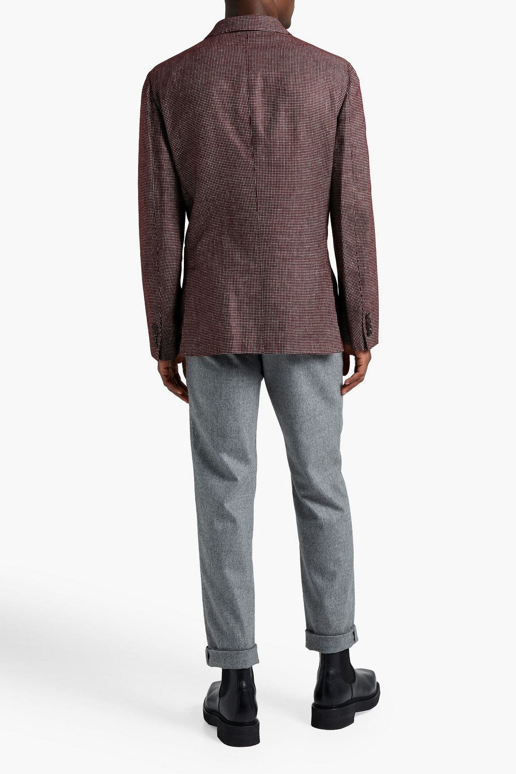 ZEGNA Checked woven blazer