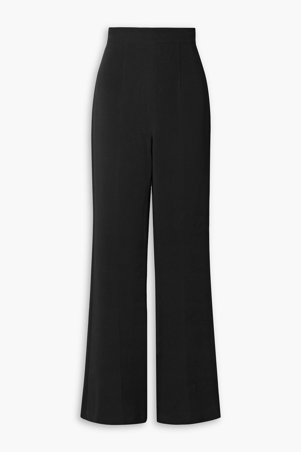 Et Ochs Stretch-cady Flared Pants In Black