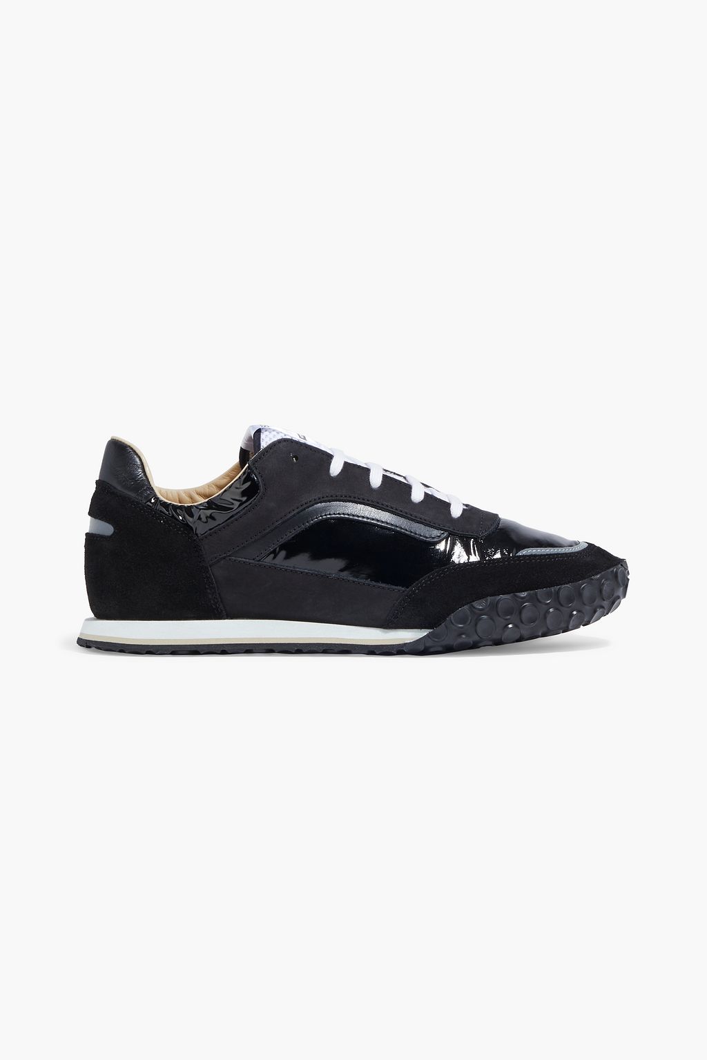 SPALWART Track Trainer leather, suede and coated shell running sneakers ...