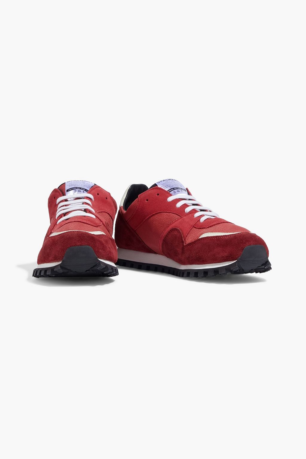 SPALWART Marathon Trail color-block suede and mesh running sneakers