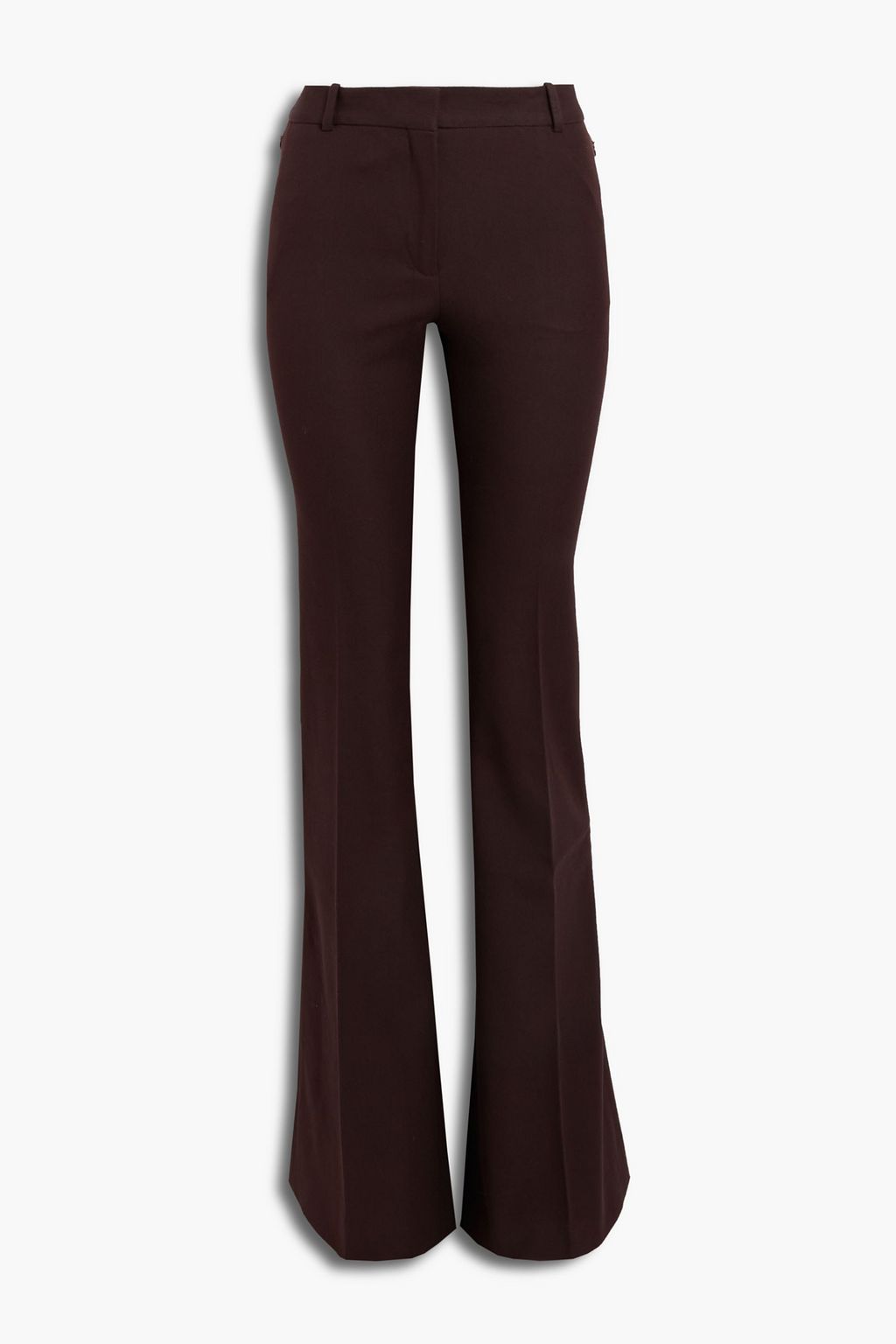 Le High Flare stretch-cotton twill 