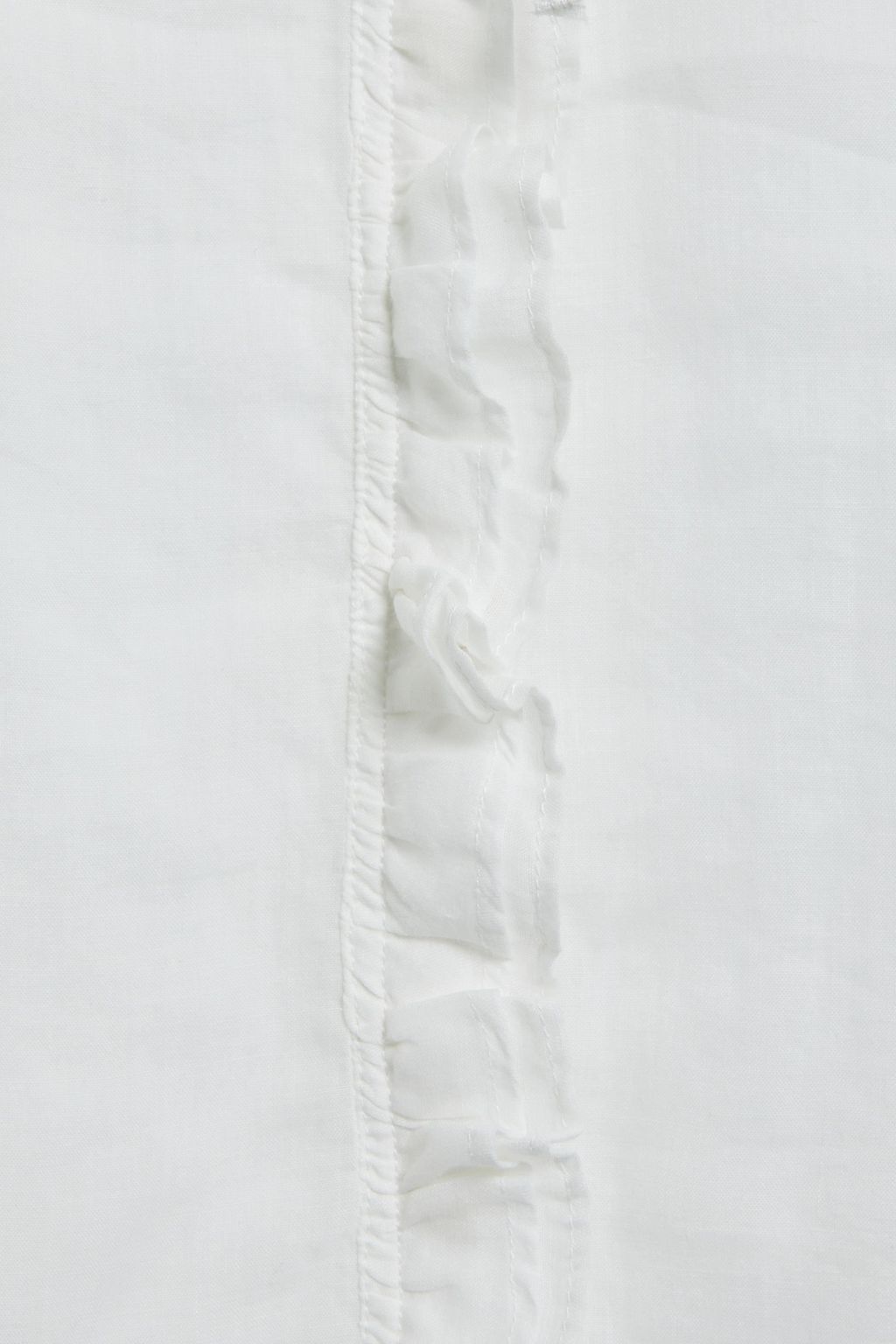 FRAME Lauren Maxi ruffle-trimmed ramie-gauze maxi dress